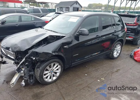 2017 BMW X3 xDrive28I z USA, uszkodzony, nr VIN 5UXWX9C33H0T23548